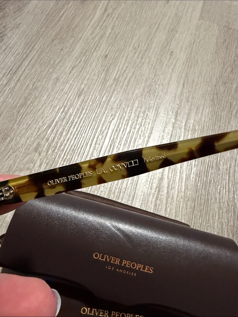 Oliver Peoples Lewen (5453) Black Acetate Round Sunglasses